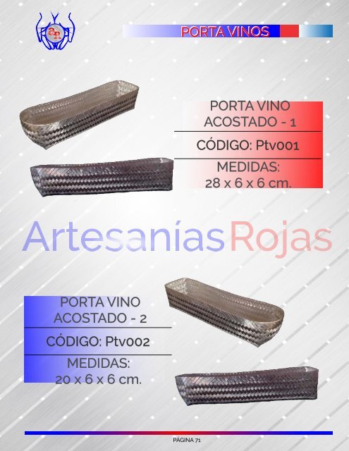 Catálogo Artesanías Rojas