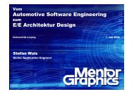 Automotive Software Engineering E/E Architektur Design