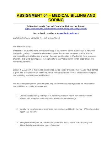 Medical Billing And Coding For Dummies Pdf Download