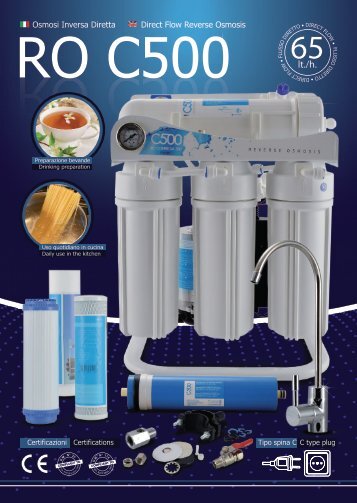 RO C500 Reverse Osmosis - Datasheet ITA/ENG