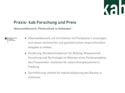 Nachhaltige Architektur & Energieeffizientes Bauen - kab Architekten