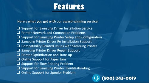 Samsung Printer Support Phone Number +1-800-243-0019 for Help 