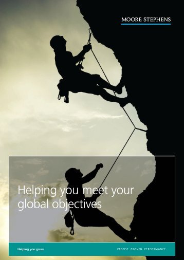 Helping you meet your Global obvectives