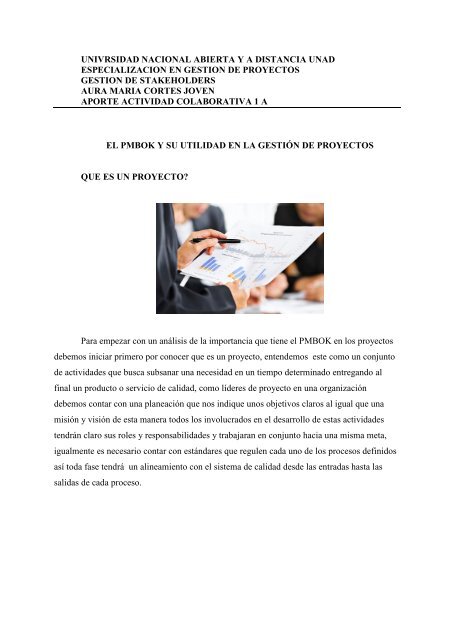 EL PMBOK Y SU UTILIDAD EN LA GESTIÓN DE PROYECTOS