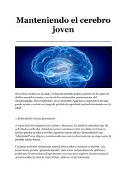 Manteniendo El Cerebro Joven - Dieb Maloof