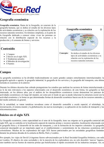 Geografía económica - EcuRed