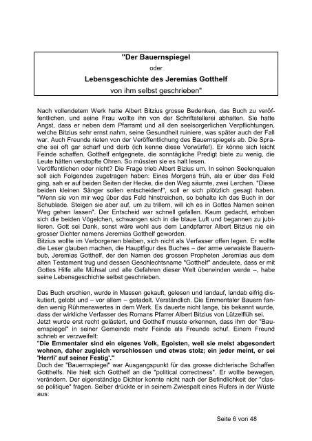 Würdigung grosser Berner im Emmental und ... - Christoph Blocher