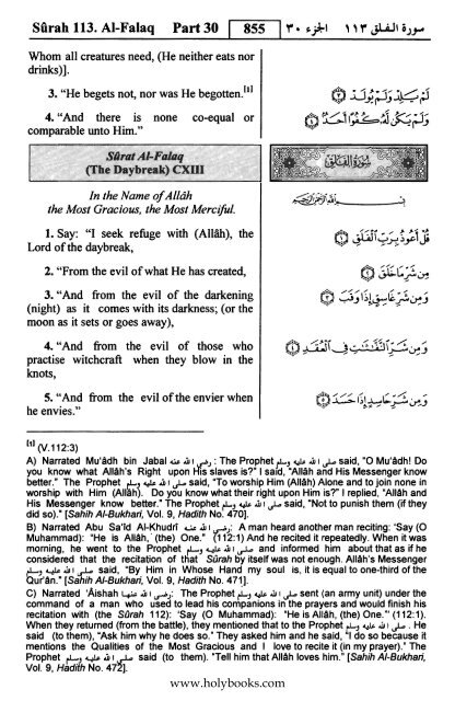 English translation of the Quran with Arabic - Fahd Complex