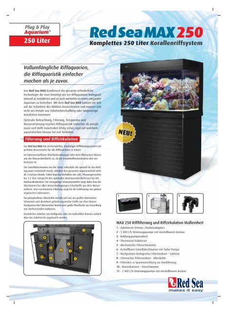 Red Sea MAX 250 - ZooMoo-Aquaristik Shop