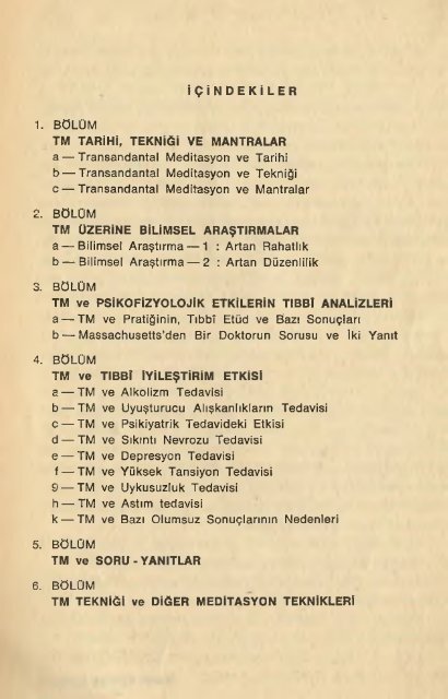 Bilim Araştırma Grubu - Meditasyon