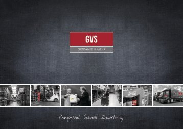 Imagebroschüre GVS Getränkevertrieb Südwestfalen GmbH & Co. KG