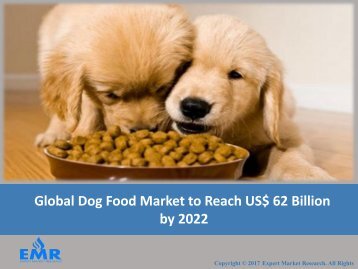 Dog Food Market 2017 To 2022 – Industry Analysis, Share, Size, Growth, Trends and Forecasts