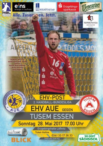 EHV Post: EHV Aue gegen TUSEM Essen