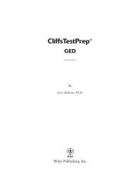 Cliff Test Prep GED