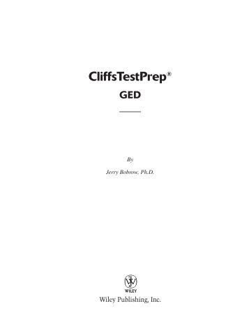 Cliff Test Prep GED