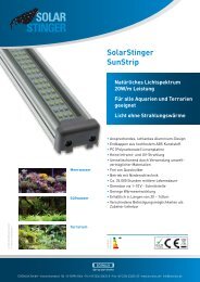 SolarStinger SunStrip - Holder - ECONLUX