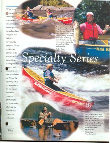 1997 specialty - Mad River Canoe