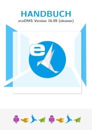 Handbücher ecoDMS Version 16.09 (eleanor)