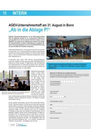  AGEV: ecoDMS Bericht