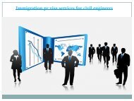 Immigration pr visa services for civil engineers
