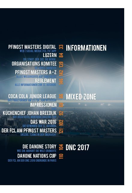 MAG | 13° PFINGST MASTERS 2017 | FC LUZERN