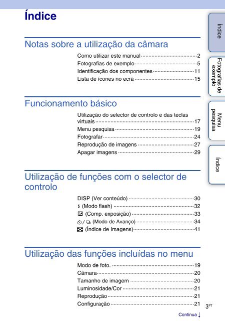 Sony NEX-5K - NEX-5K Guide pratique Portugais