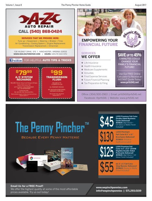 The Penny Pincher Home Guide: Volume 1, Issue 8