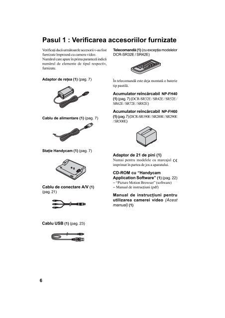 Sony DCR-SR32E - DCR-SR32E Guide de mise en route Roumain