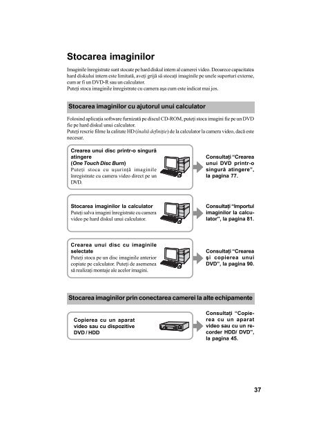 Sony DCR-SR32E - DCR-SR32E Mode d'emploi Roumain