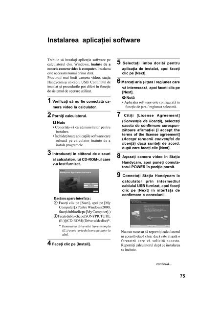 Sony DCR-SR32E - DCR-SR32E Mode d'emploi Roumain