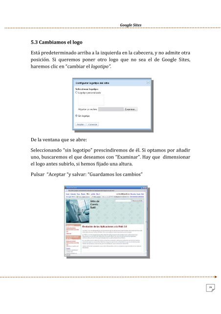 manual de google sites