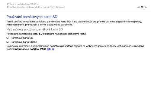 Sony VPCEB2L9E - VPCEB2L9E Mode d'emploi Tch&egrave;que