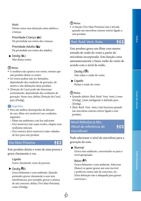 Sony DEV-50V - DEV-50V Guide pratique Portugais