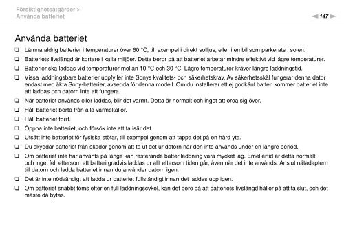 Sony VGN-SR4 - VGN-SR4 Mode d'emploi Su&eacute;dois