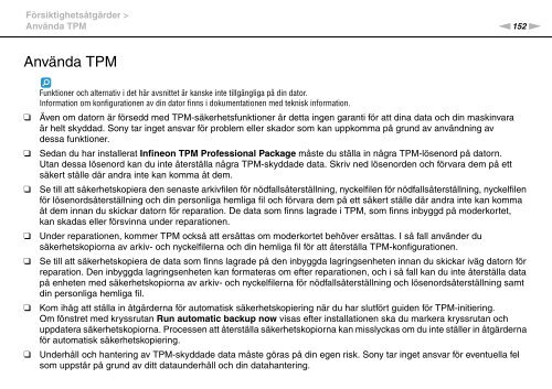 Sony VGN-SR4 - VGN-SR4 Mode d'emploi Su&eacute;dois