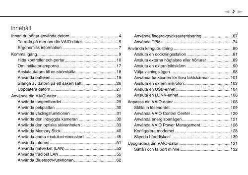 Sony VGN-SR4 - VGN-SR4 Mode d'emploi Su&eacute;dois