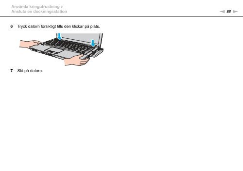 Sony VGN-SR4 - VGN-SR4 Mode d'emploi Su&eacute;dois