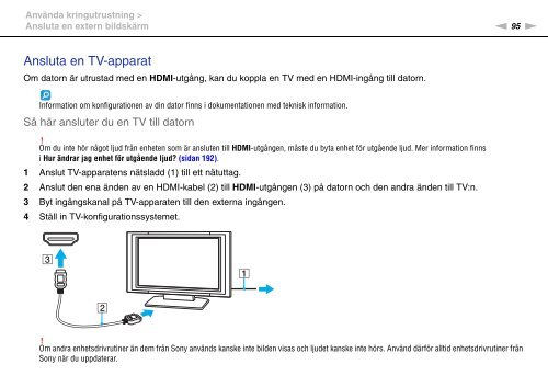 Sony VGN-SR4 - VGN-SR4 Mode d'emploi Su&eacute;dois