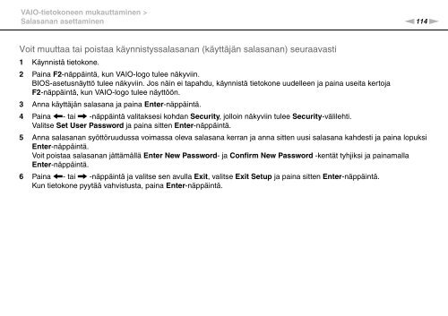 Sony VGN-SR4 - VGN-SR4 Mode d'emploi Finlandais