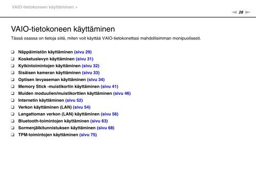 Sony VGN-SR4 - VGN-SR4 Mode d'emploi Finlandais