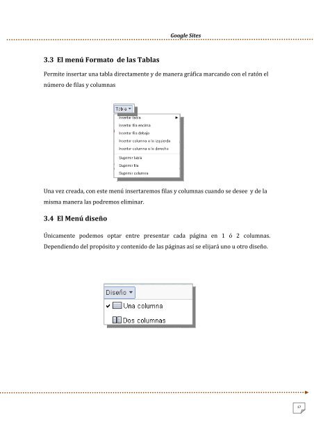 manual de google sites