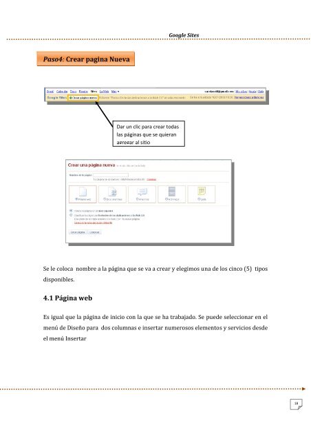 manual de google sites