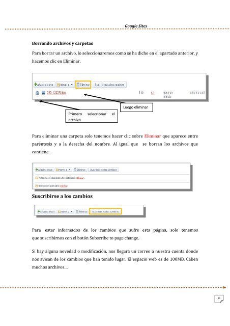 manual de google sites