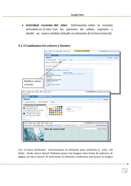 manual de google sites