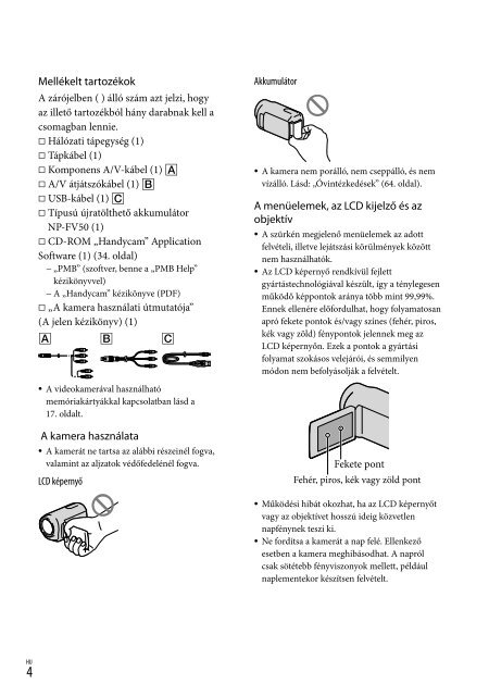 Sony HDR-CX116E - HDR-CX116E Consignes d&rsquo;utilisation Tch&egrave;que