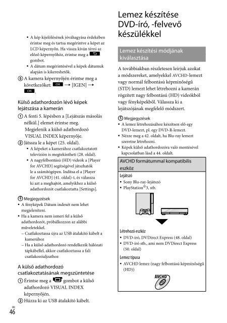 Sony HDR-CX116E - HDR-CX116E Consignes d&rsquo;utilisation Tch&egrave;que