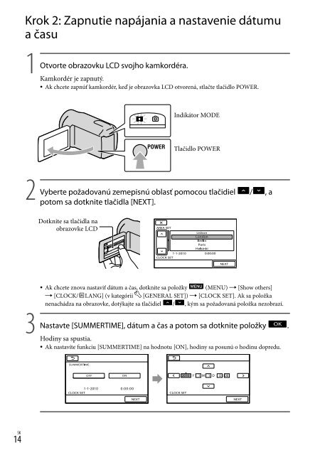 Sony HDR-CX116E - HDR-CX116E Consignes d&rsquo;utilisation Tch&egrave;que