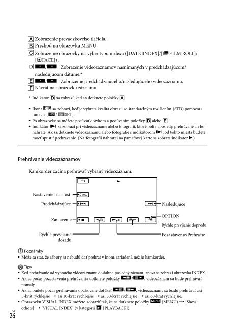 Sony HDR-CX116E - HDR-CX116E Consignes d&rsquo;utilisation Tch&egrave;que