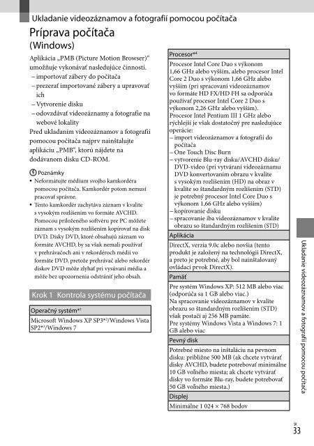 Sony HDR-CX116E - HDR-CX116E Consignes d&rsquo;utilisation Tch&egrave;que