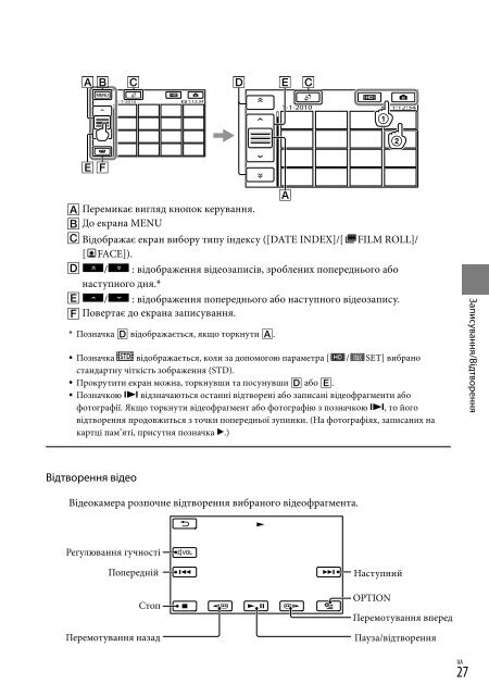 Sony HDR-CX116E - HDR-CX116E Consignes d&rsquo;utilisation Russe